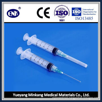 Medical Disposable Syringes, with Needle (5ml) , Luer Lock, with Ce&ISO Approved